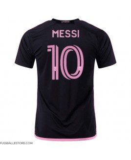 Günstige Inter Miami Lionel Messi #10 Auswärtstrikot 2023-24 Kurzarm